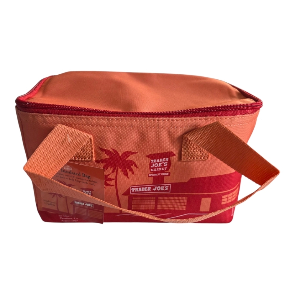 Trader Joe's Peach Insulated Bag
